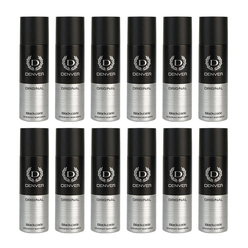 Pack of 12 Black Code Original Nano deo 50ml x 12