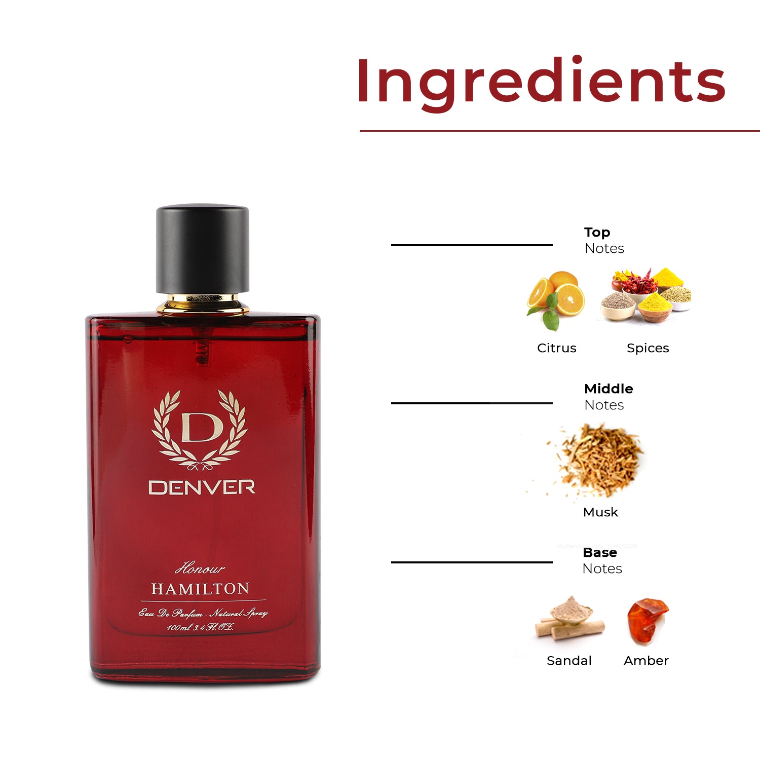 Honour Perfume 100ml Ingredients