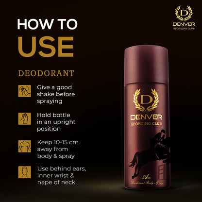 Denver ACE Deodorant How To Use?