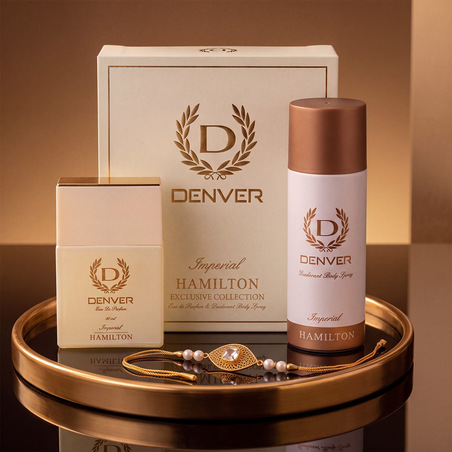 Imperial Premium Gift Pack | 60ml Perfume | 165ml Deodorant  | DENVER