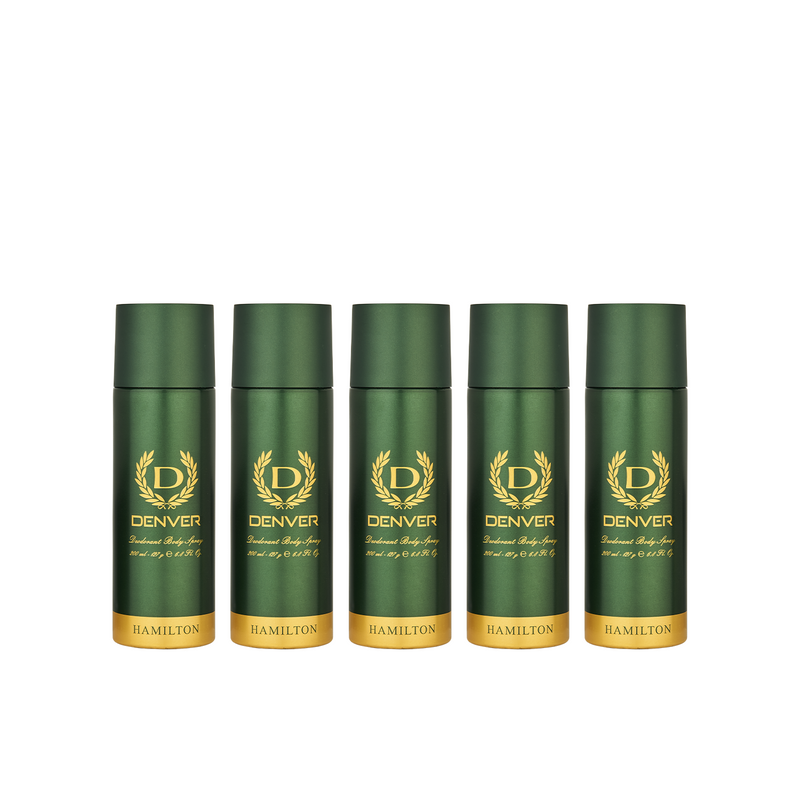 Pack of 5 Hamilton deo 200ml