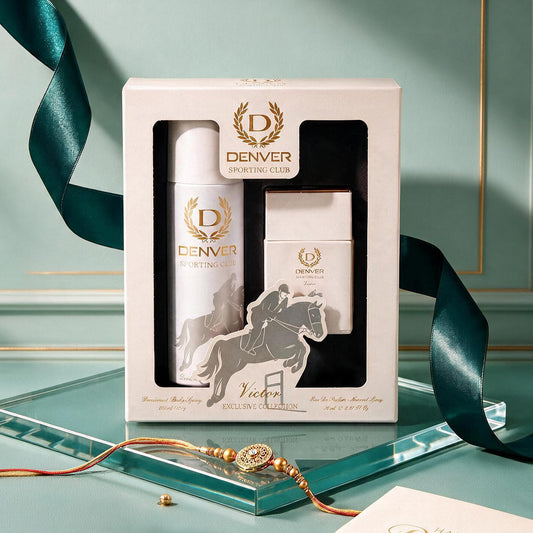 Sporting Club Victor Premium Gift Pack | 70ml Perfume | 200ml Deodorant  | DENVER