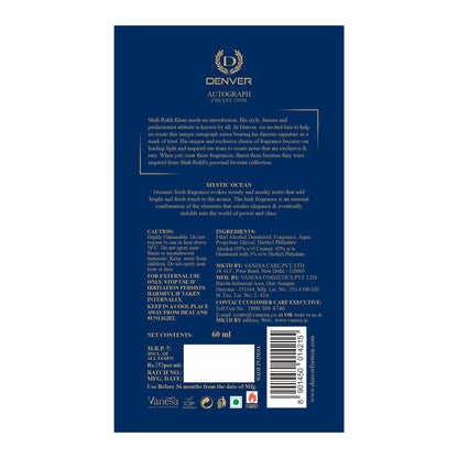 Mystic Ocean 60ml Perfume Back Side