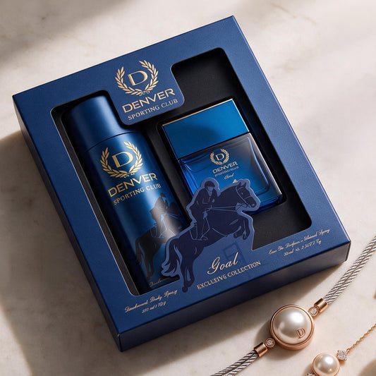 Sporting Club Goal Premium Gift Pack | 70ml Perfume | 200ml Deodorant  | DENVER