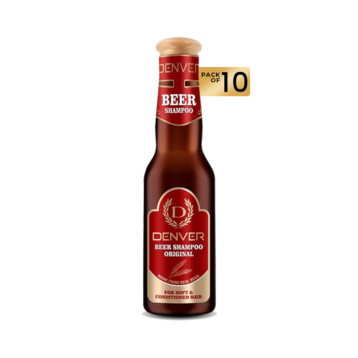 Beer Shampoo Original 200ml - Pack of 10