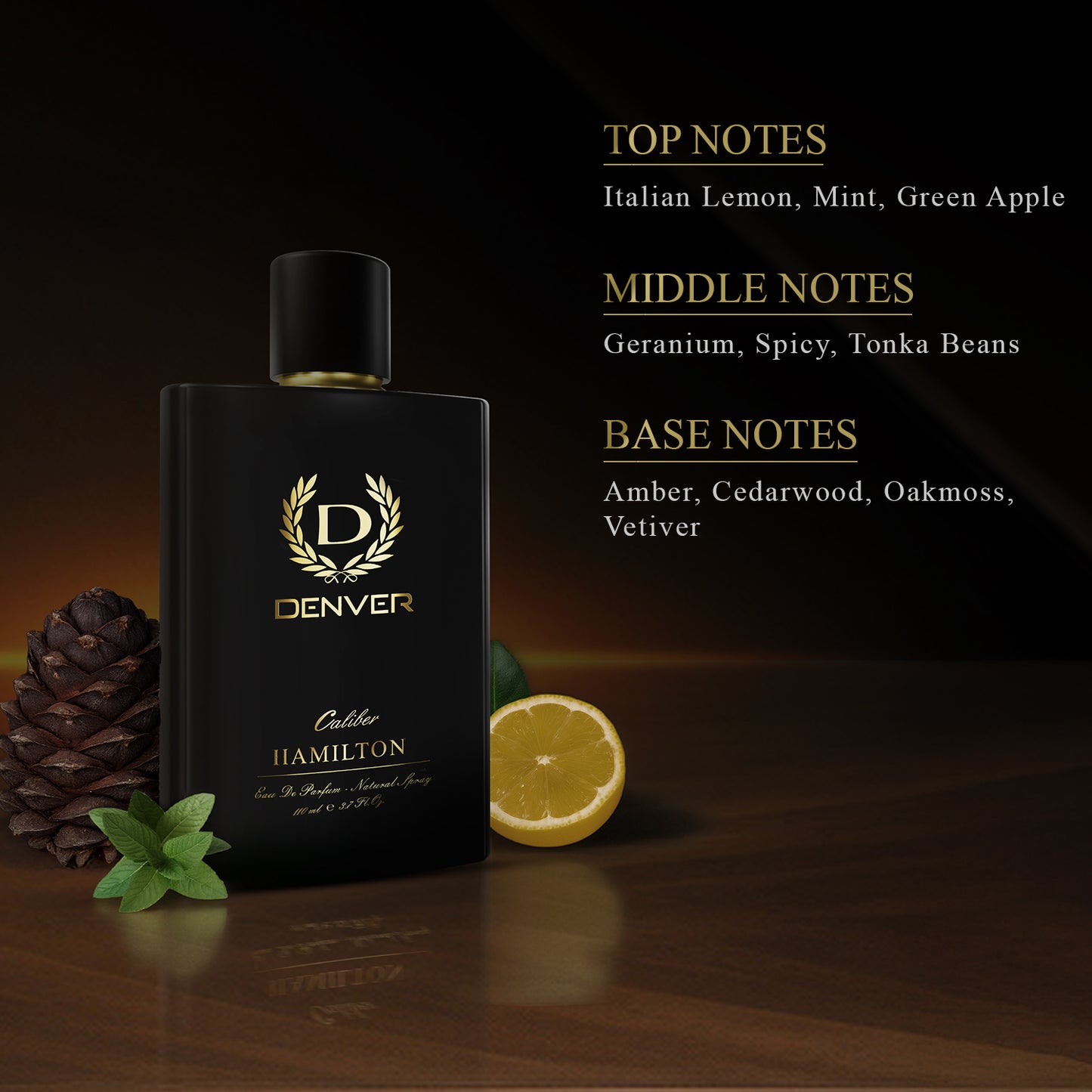 Caliber Perfume 110ml - Notes
