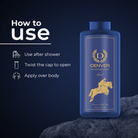 Denver Goal Body Talc 300g How To Use?