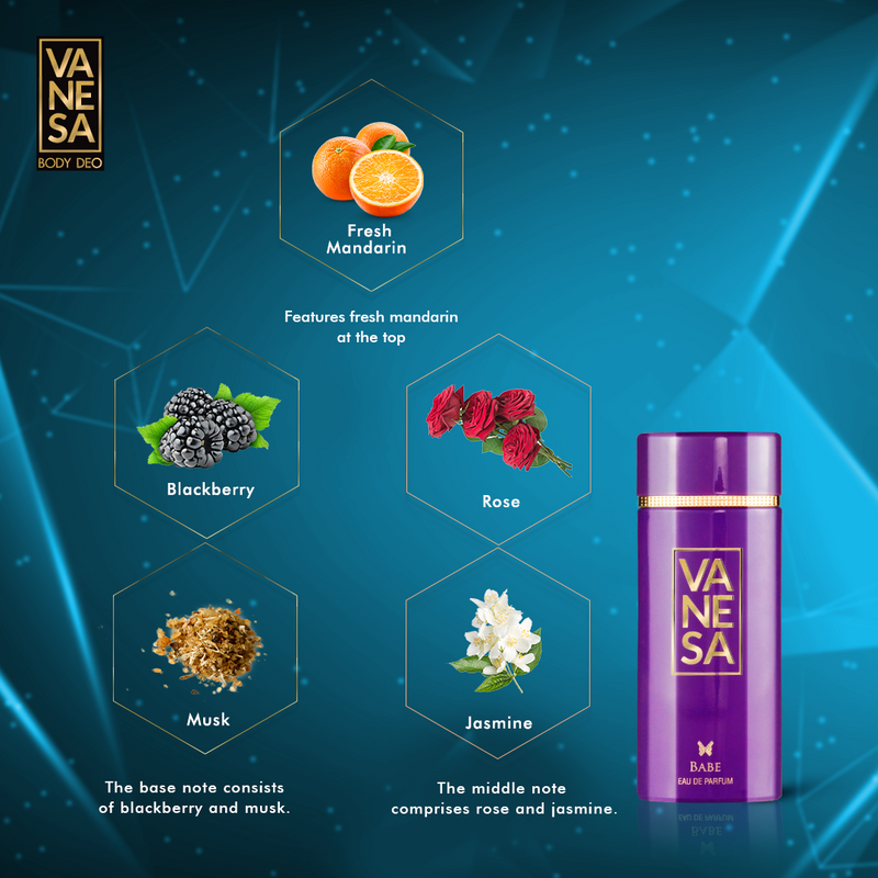 Babe perfume Vanesa 60ml + Forest Wood perfume 100ml