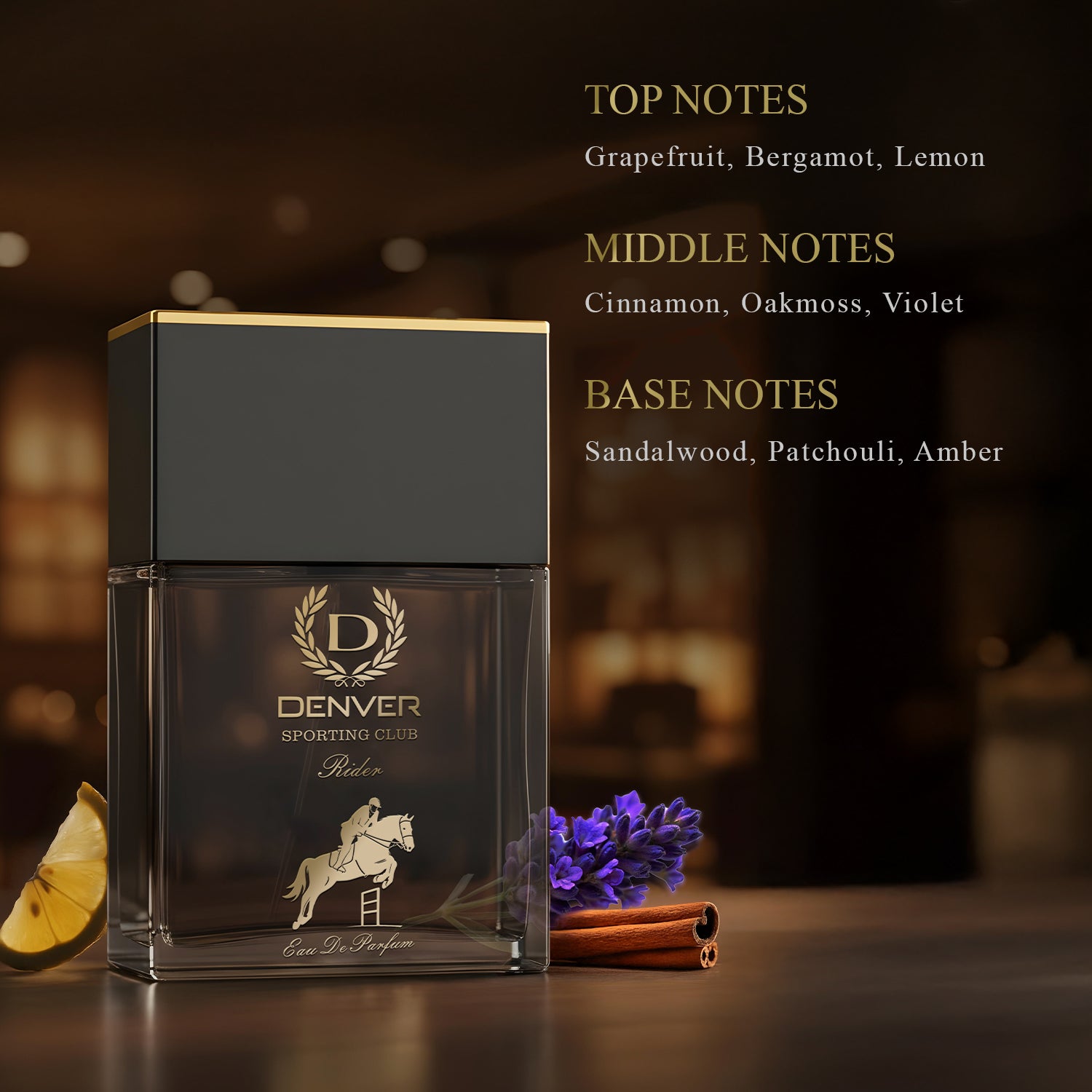 Denver Perfume Rider: Fresh Citrus & Masculine Oakmoss | Denver