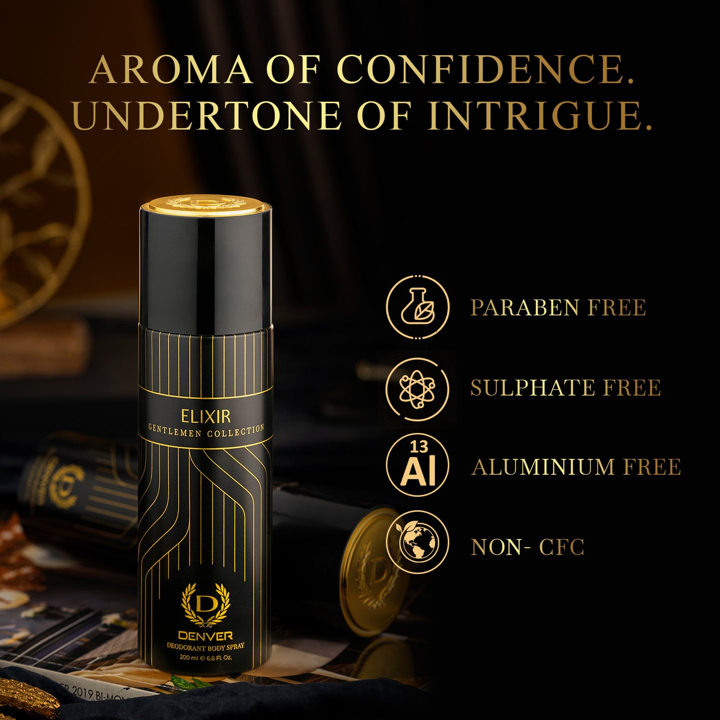 Denver Gentlemen Elixir Deodorant - 200ml