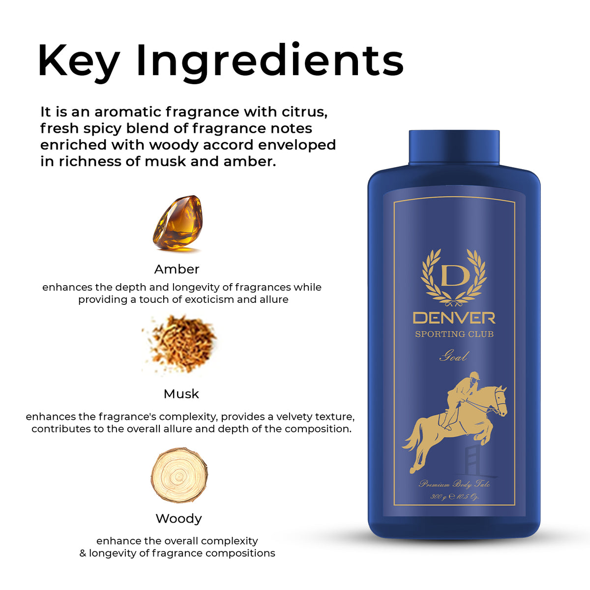 Denver Goal Body Talc 300g Ingredients