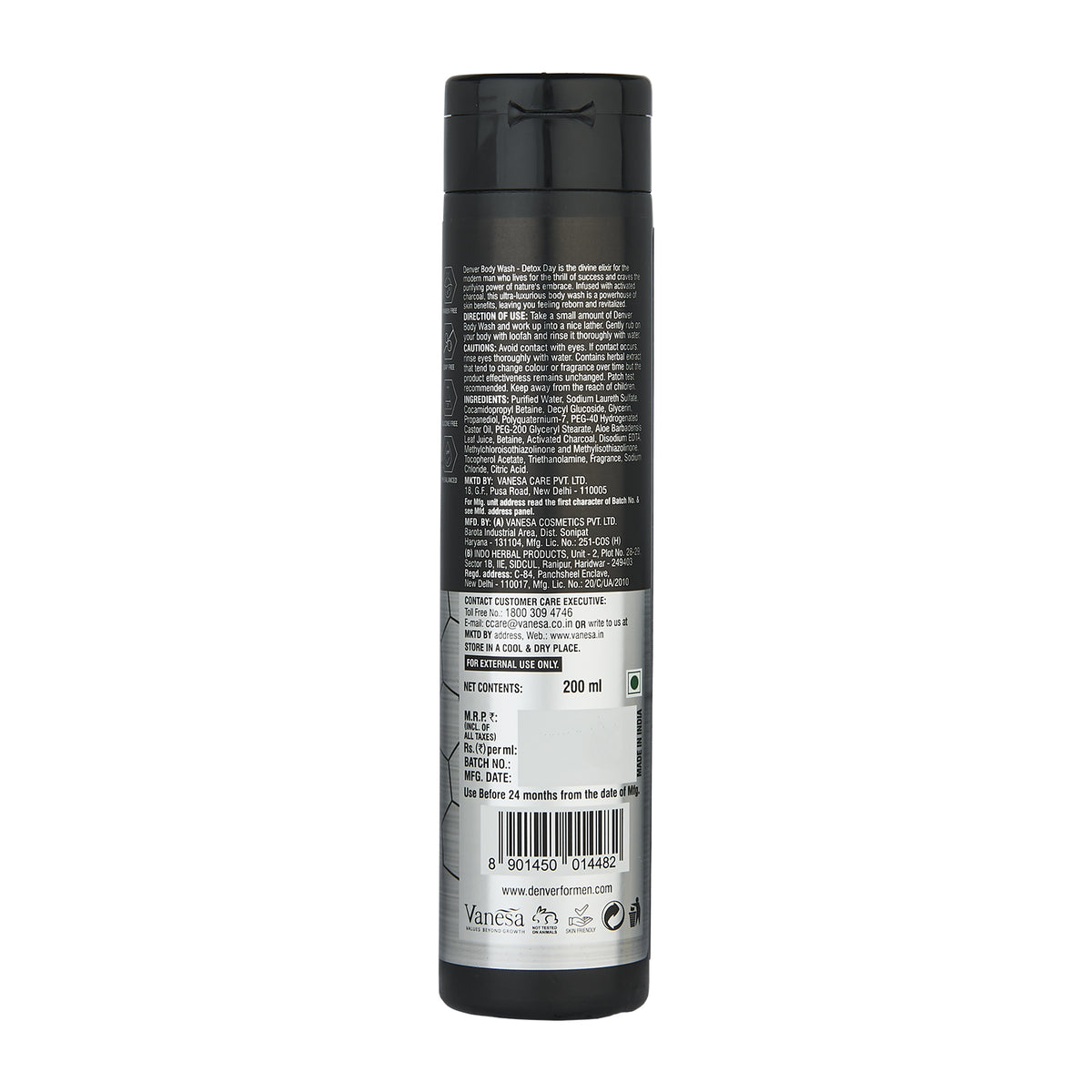 Detox Day Body Wash Back Side