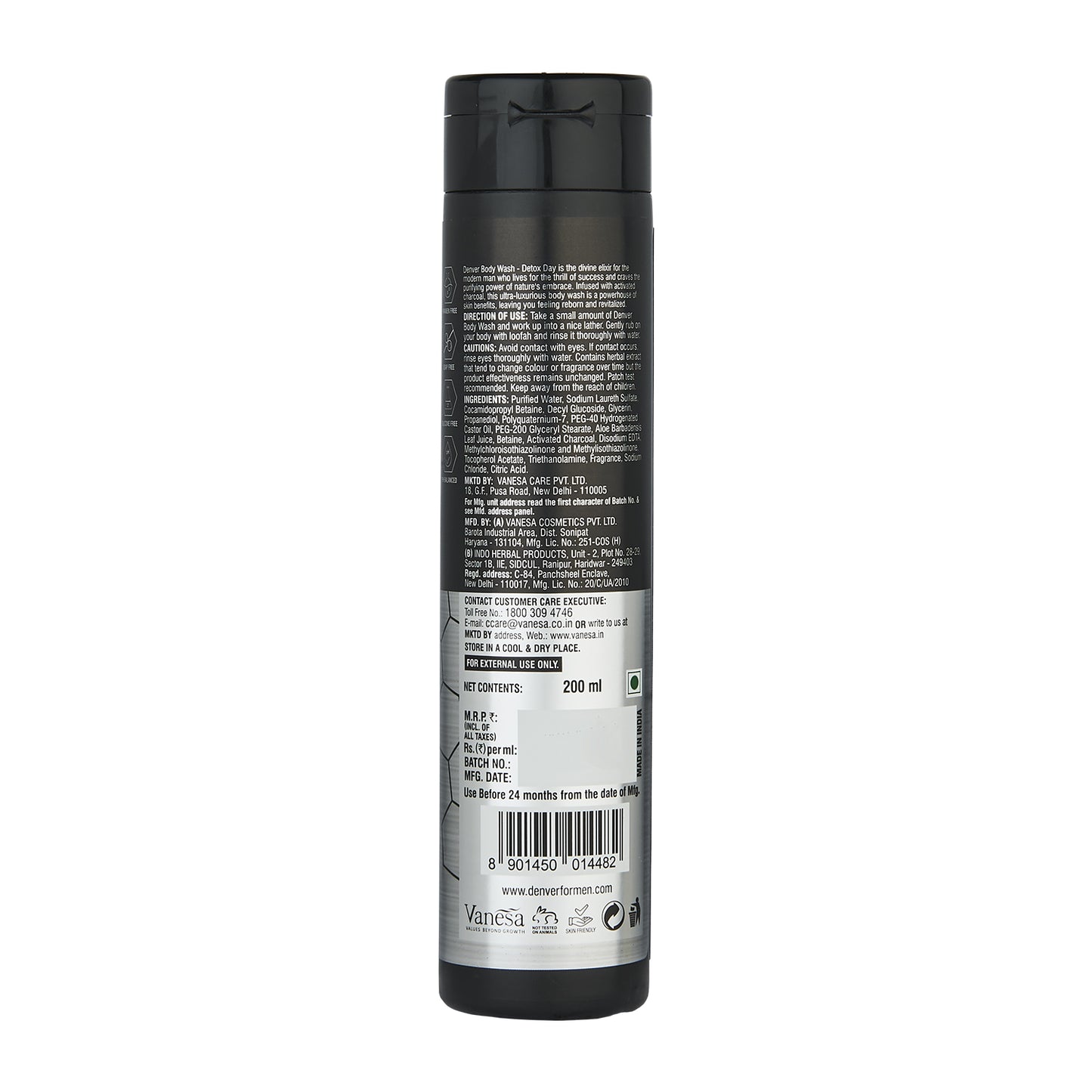 Detox Day Body Wash Back Side
