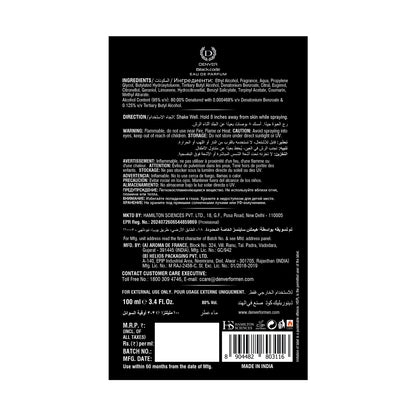 Black Code Perfume 100ml Back
