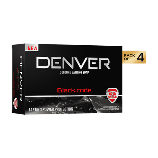 Pack of 4 Black Code Cologne Soap 125g