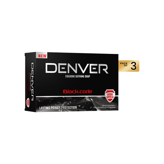 Pack of 3 Black Code Cologne Soap 125g
