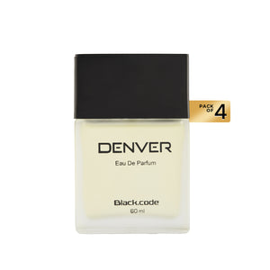 Denver Black.Code 60ml pack of 4