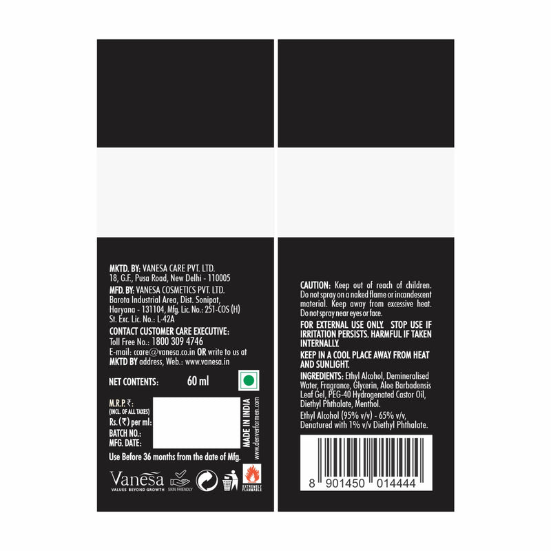 Black Code Perfume Back side