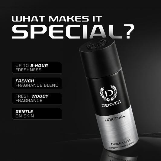 Black Code Original Deodorant 150ml | DENVER
