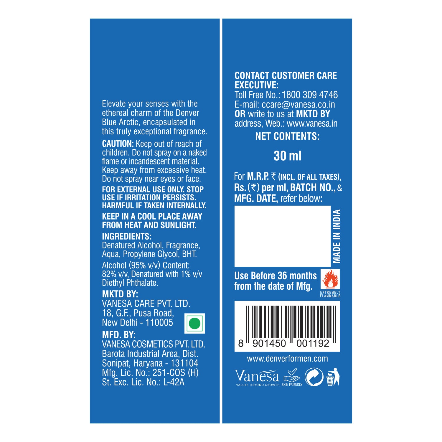 Blue Arctic Back Image