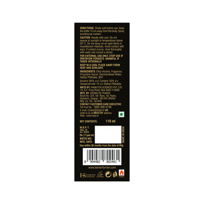 Denver Caliber Perfume - 110ml