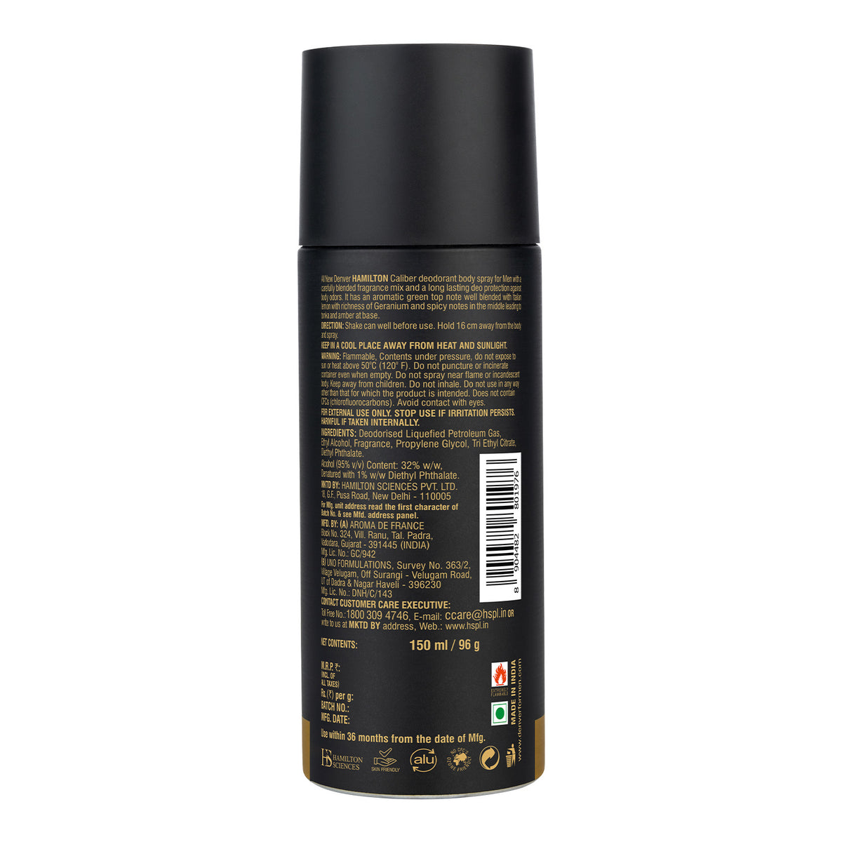 Caliber Deodorant - 150ml | DENVER