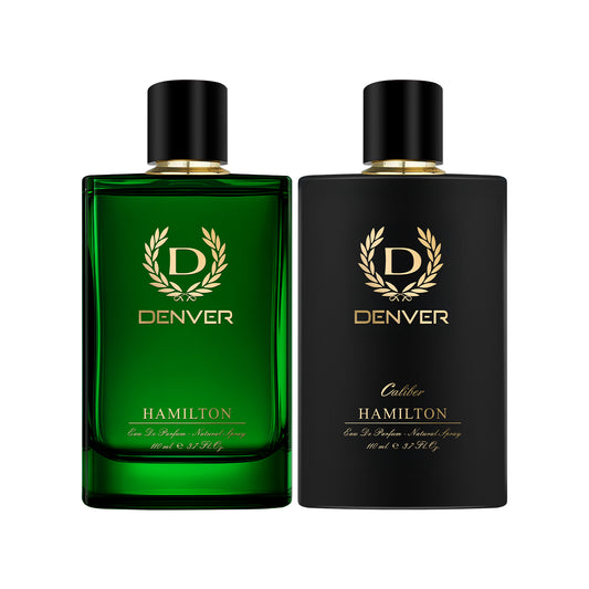 Denver Pack of 2 Perfumes Hamilton 110ml & Caliber 110ml