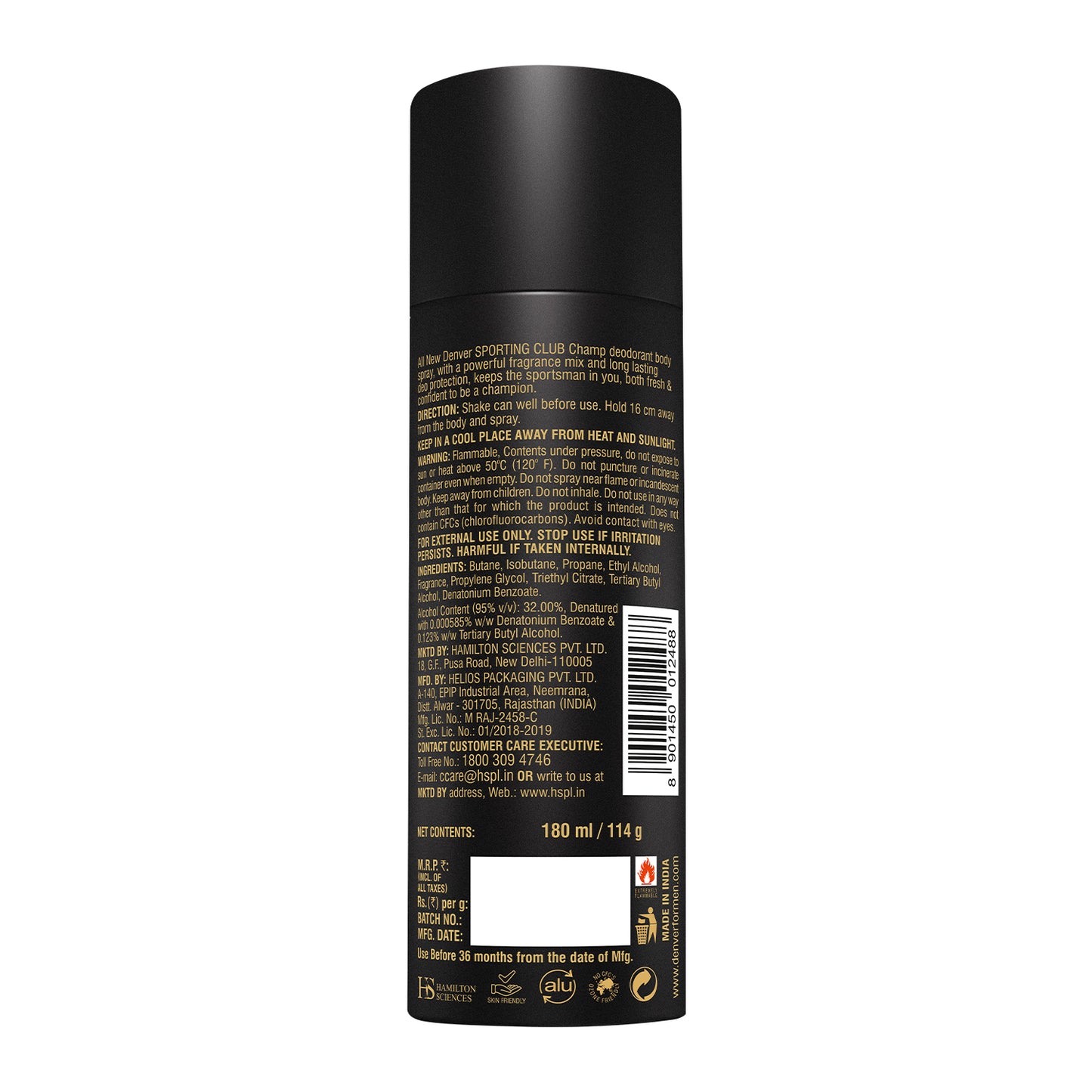 Champ Deodorant 180ml | DENVER