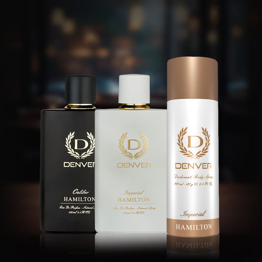 Denver Caliber & Imperial 100ml Perfumes + Imperial 200ml Deodorant 