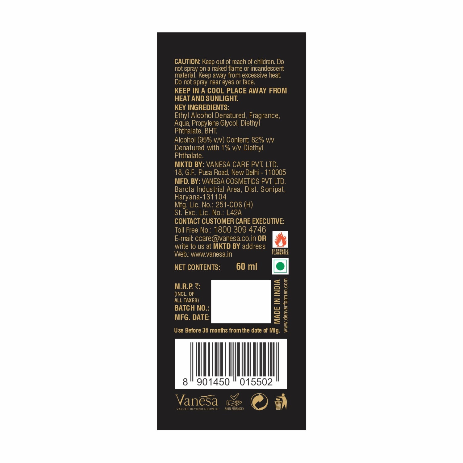 Champ Perfume back Side