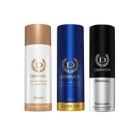 Denver Pack of 3 Deos (Pride + Imperial + Black Code Original) - 180/200ml