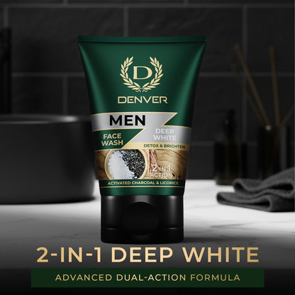 DENVER Deep White 2 in 1 Face wash 100g