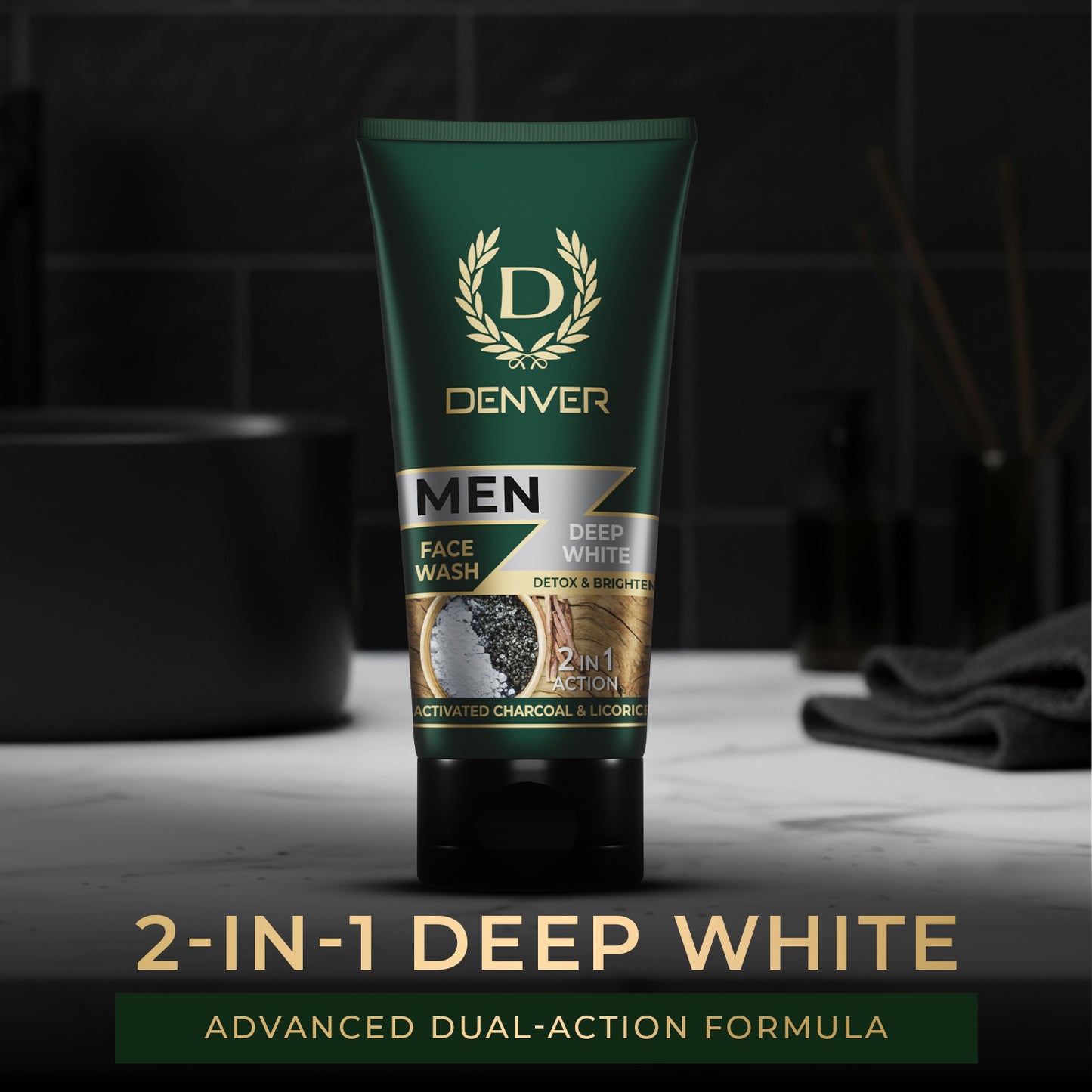 DENVER Deep White 2 in 1 Face wash 50g