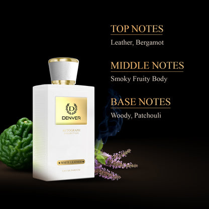 SRK Autograph Perfume White Leather 100ml | Honour, Caliber, Imperial & Black Code Original Nano Deo 50ml