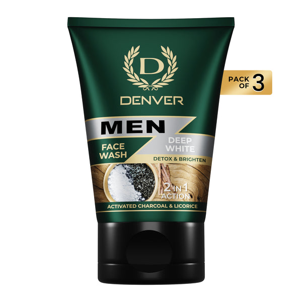 Pack of 3 Deep White 2 in 1 Face wash - 100gm Each