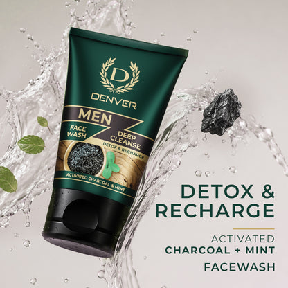 Pack of 3 Deep Cleanse Face Wash - 100gm Each | DENVER