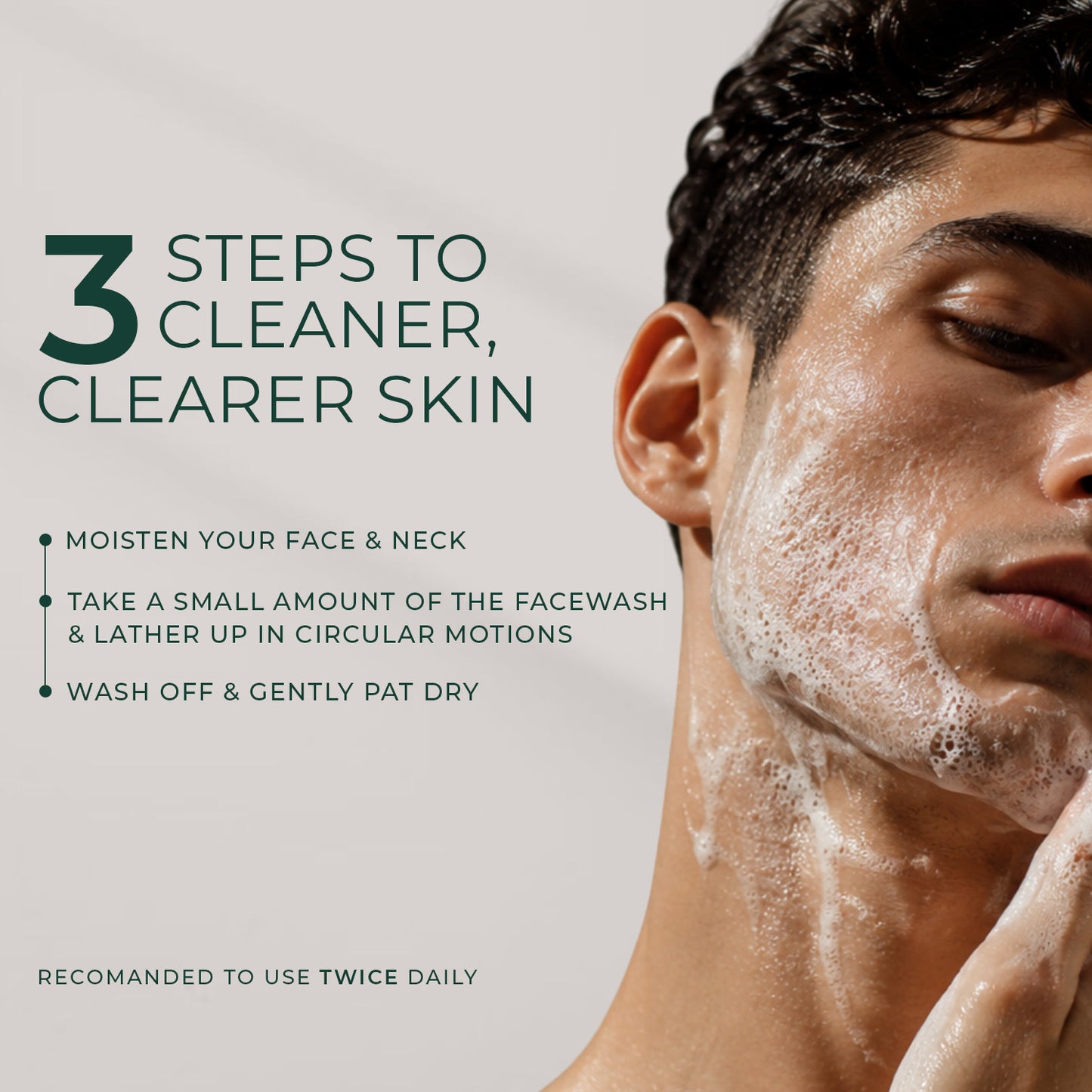Pack of 3 Deep Cleanse Face Wash - 100gm Each | DENVER