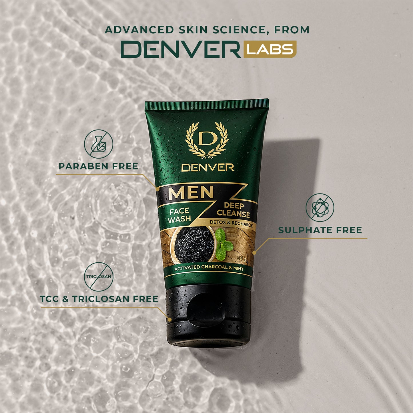 Deep Cleanse Face Wash 50GM | DENVER