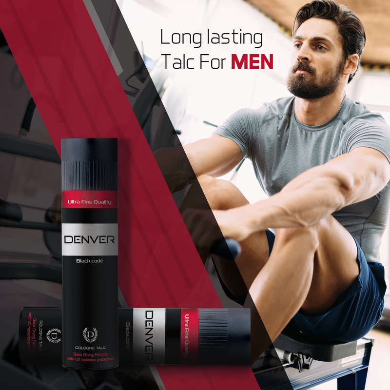 Black Code Body Talc For Men