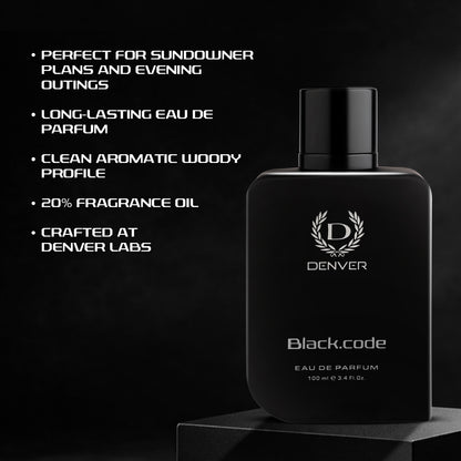 Black Code Perfume 100ml - Benefits