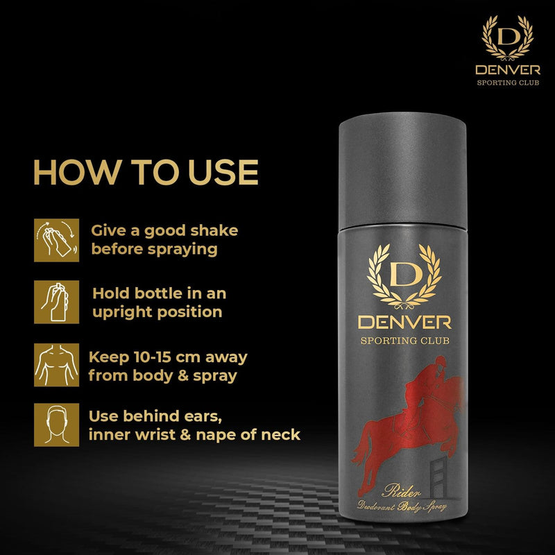 Denver Rider Deodorant - How To Use?