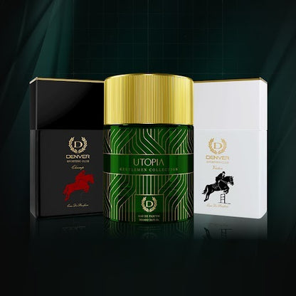 Denver Utopia, Champ, & Victor perfume 