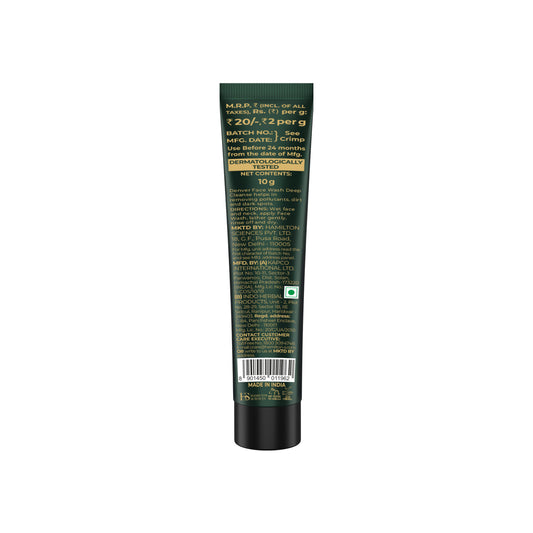 Deep Cleanse Face Wash 10g Back Side