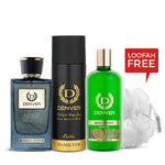 Denver Gift Pack Autograph Collection Forest Wood |  Bodywash Purifying with Loofah | Hamilton Caliber 200ml