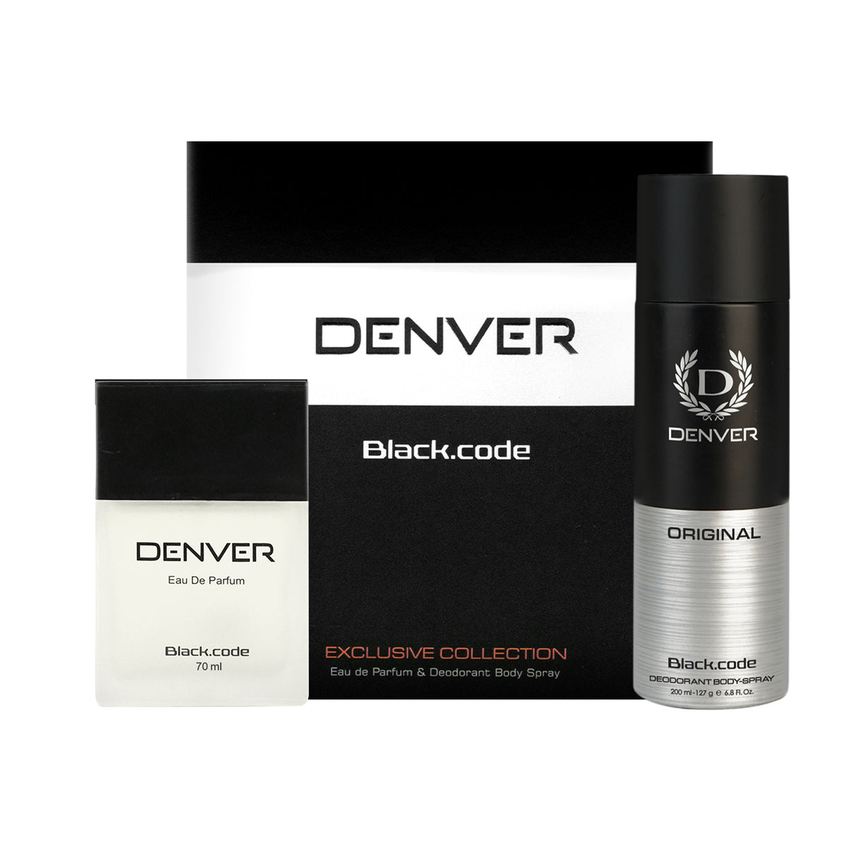 Black Code Gift Pack | 70ml Perfume | 200 ml Deodorant