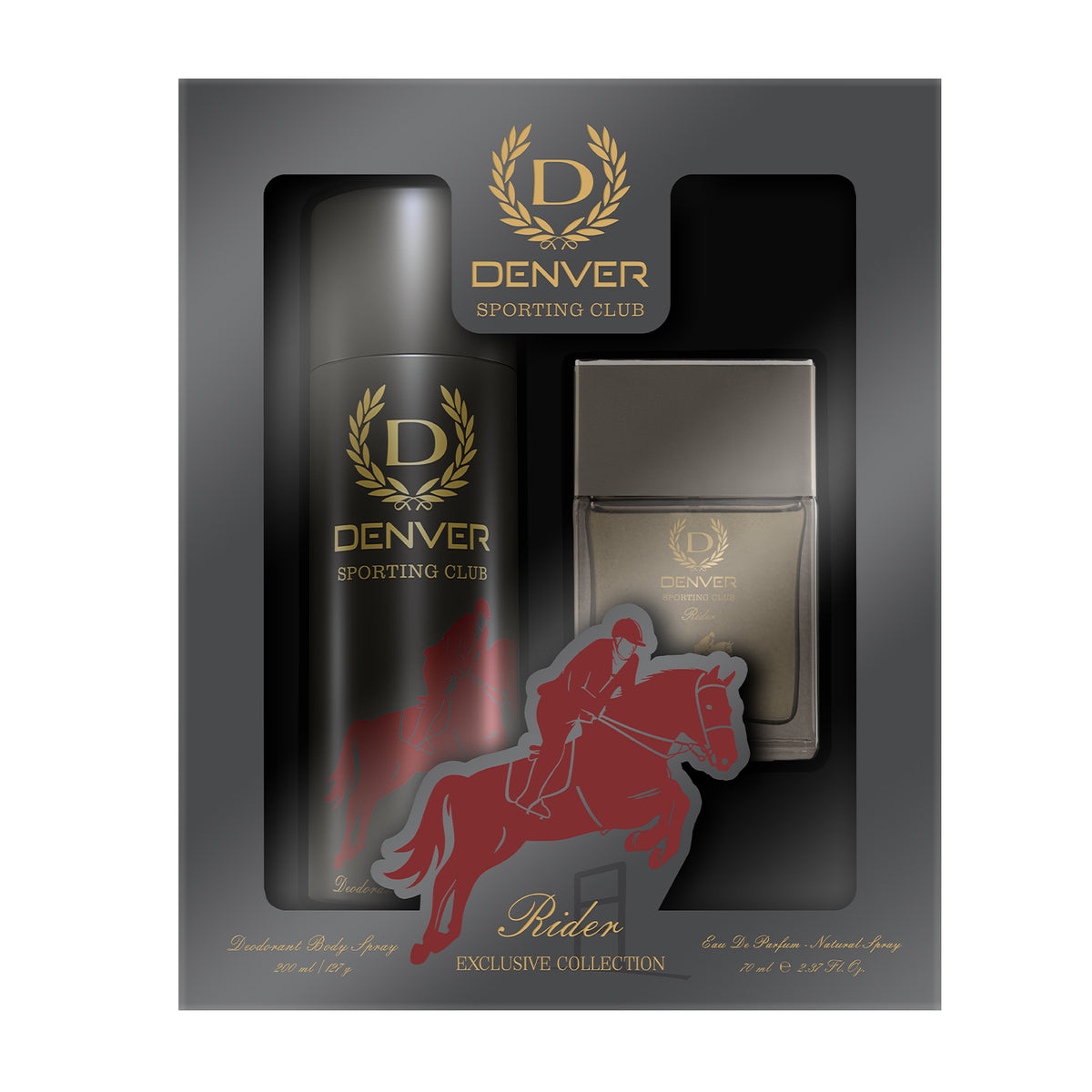 Sporting Club Rider Gift Pack | 70ml Perfume | 200ml Deodorant