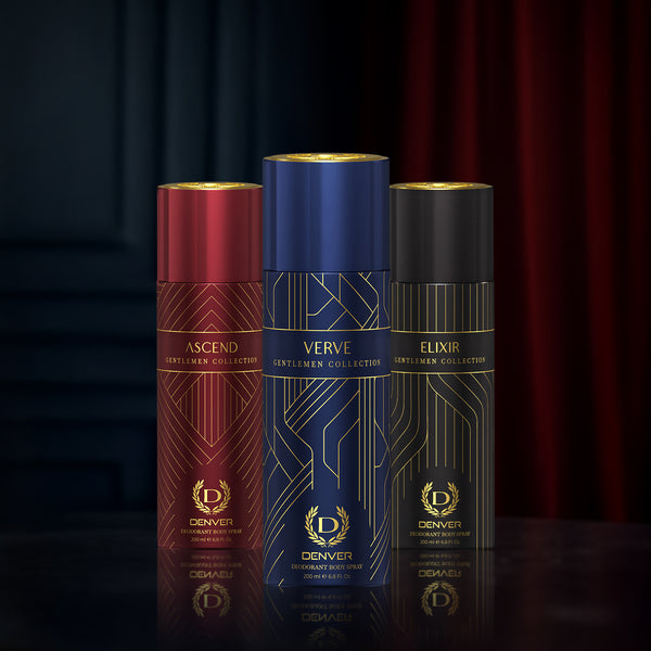 Gentlemen Deos (Ascend + Verve + Elixir) - 200ml Each 