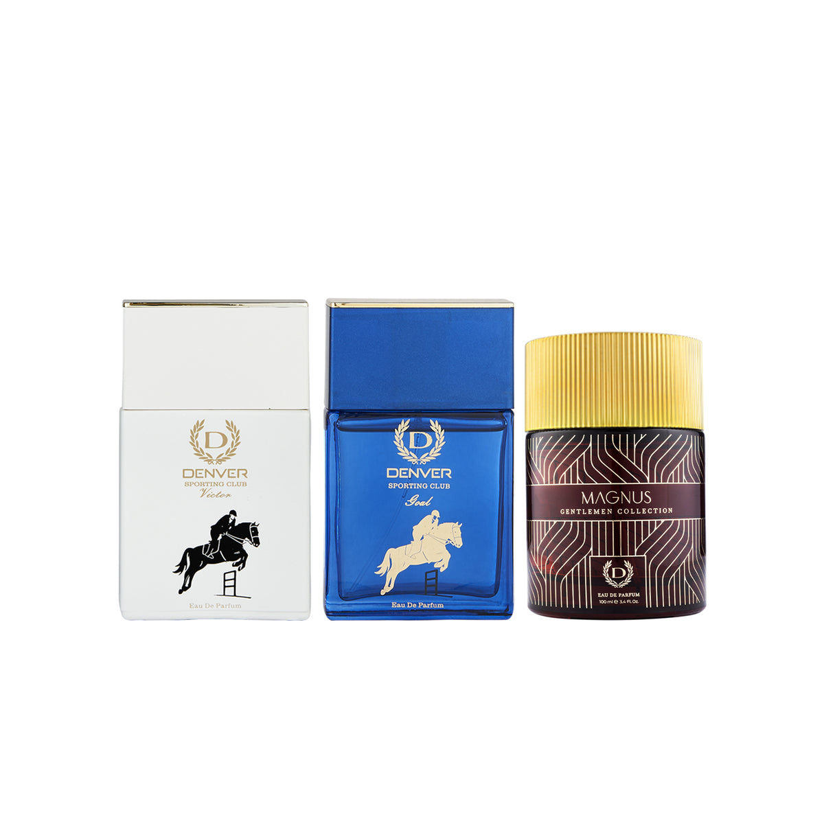 Gentlemen Magnus Perfume 100ml + Goal 70ml + Victor 70ml Perfume
