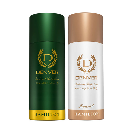 Denver Pack of 2 Deos (Hamilton + Imperial) - 180/200ml
