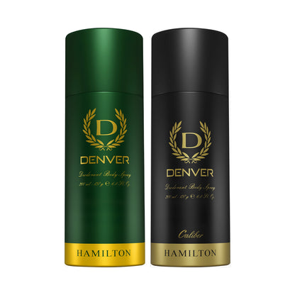 Pack of 2 Deos (Hamilton + Caliber) - 200ml Each